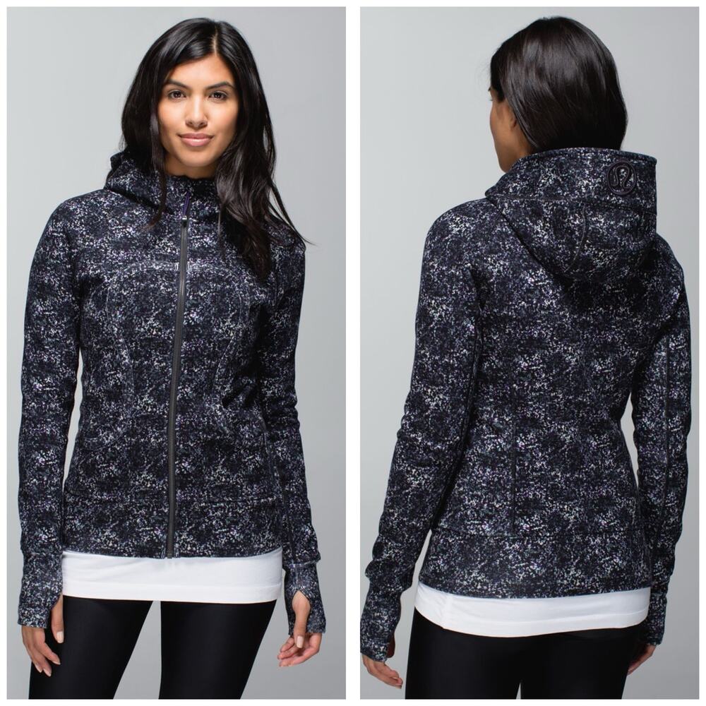 Lululemon Scuba Hoodie II Size 6 Rocky Road Sand Dune Toothpaste / Storm